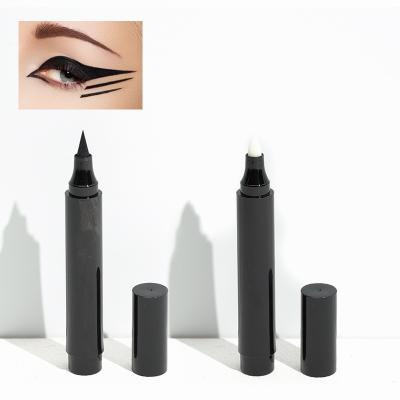 China Swirl Waterproof Black Speed ​​Eyeliner Dry Liquid Goods Waterproof No Halo Dye Makeup Eyeliner Gum for sale