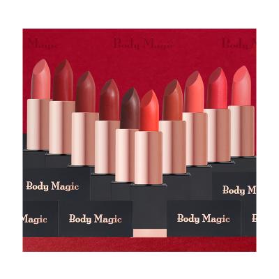 China Matte Moisturizing Waterproof Sunscreen Lipstick Matte Velvet Color Non-Stick Lip Gloss Lipstick for sale