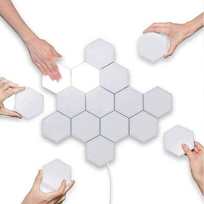 China Residential Wall Light RGB Hexagon Touch Outdoor Hexagon Light for sale