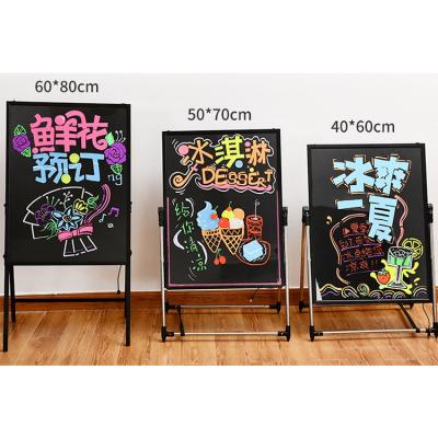 China Exquisite tempered glass production erasable protection board message led light inscription board for sale