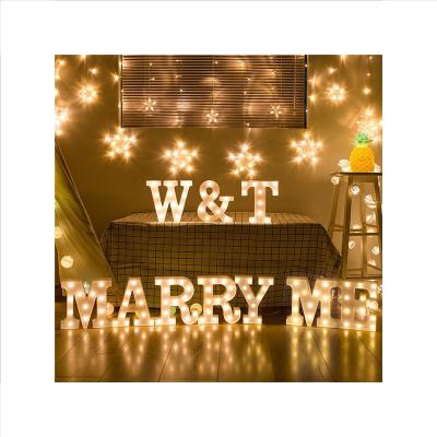 China Wedding B Letters Custom Luminous Resin Customized Letter Lamp For Car for sale