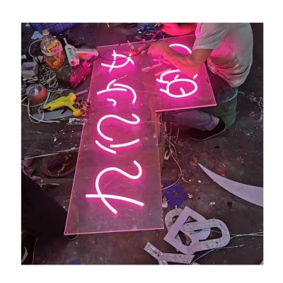 China ROAD Wall Mounted Customize Led Illuminated Letters Signing Lighting Neon Signs for sale