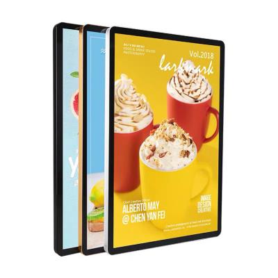 China Aluminum Alloy Magnet Movie Posters Light Box Magnetic Led Ultrathin Light Box for sale