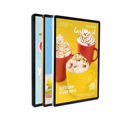 China Aluminum alloy thin magnetic advertising light box ultra-thin advertising light box for sale