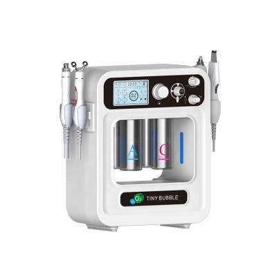 China 2020 W04X Portable Hydraulic Acne Treatment Machine Hydraulic Facial Silk H2O2 Peel Machine Hydraulic Dermabrasion 4 in 1 for sale