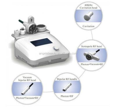 China A0303 Factory Price Weight Loss Vacuum Cavitation System 4 In 1 RF Vacuum Cavitation Slimming Machine for sale