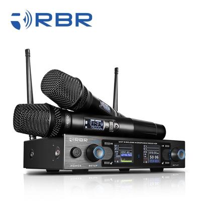 China Design d733 Rechargeable UHF Handheld Rechargeable Digital Microphone MIC Professional Wireless System for sale