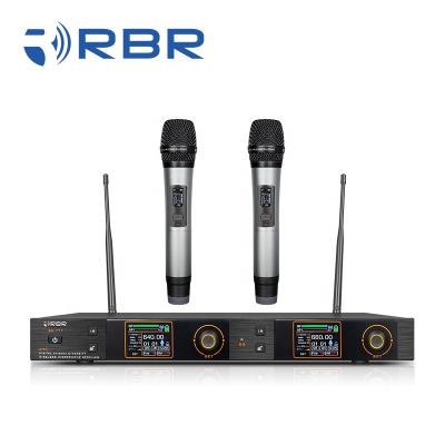 China ID pilot technology long range bm777 unique digital uhf microphone wireless system with echo EQ function for sale