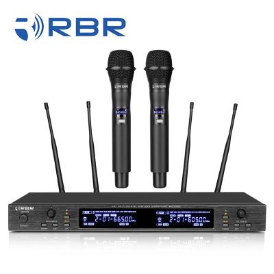 China Mute reveal long range bm888 professional UHF wireless microphone mic wireless system for stage performance for sale