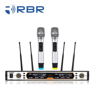 China 240 channels preset non-interfered design bm8600 auto mute professional wireless microphone for stage for sale