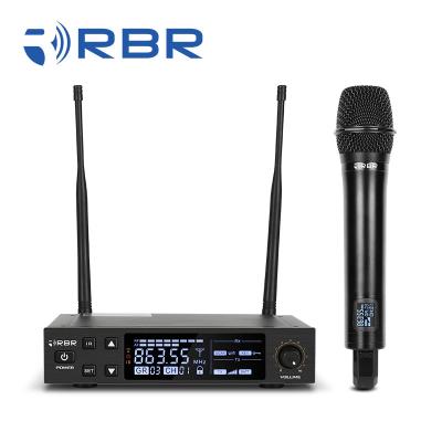 China Professional bm90 single channel UHF handheld wireless microphone mic system Auto-mute for sale