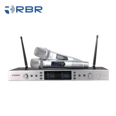 China 2020 bm722k style rechargeable silver color home KTV wireless UHF MIC for sale