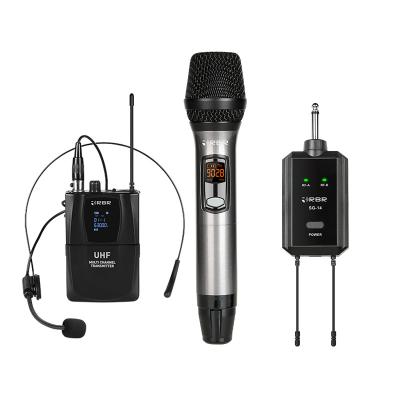 China Dual antenna & Wholesale SG14 Loud Singal Handheld Headset Portable UHF Wireless Microphone For Speech Teaching Singing for sale