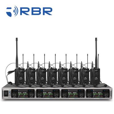 China 1U High Receiver With 8 Connector Channel Professional Headphone XLR Wireless Microphone bm7078U 8 System With Independent XLR Connector for sale