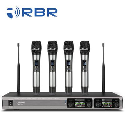 China Wireless microphone system bm7074u 4 channel professional conference headset microphone for sale