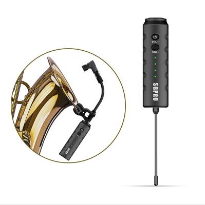 China (Lithium Battary) Rechargeable Mobile Phone tr2 UHF Saxophone Trumpet Clip On Wireless Microphone For Instrument Studio for sale