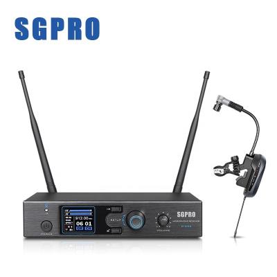 China Rechargeable Instrument Saxophone UHF Function SGPRO d333 Echo Wireless Microphone for sale