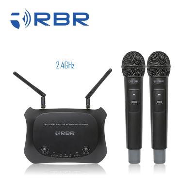 China New design bm2401 2.4G wireless microphone handheld microphone for sale