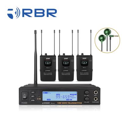 China Genuine TR10 Shock Mount Shock Mount Diversity Radio In Ear Monitor System With 3 Receiver for sale