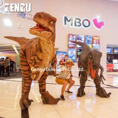 China Dino Park Hidden Legs Dinosaur Costume Dino Park Realistic Rex Dinosaur Costume T for sale