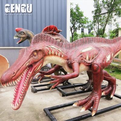 China Dinosaur Exhibition Dinosaur Exhibit Fiberglass Dinosaur Statue Life Size Dinosaur Statues for sale