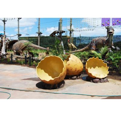 China Outdoor Playground Playground Kids Outdoor Playground Taking Photo Fiberglass Dinosaur Products for sale