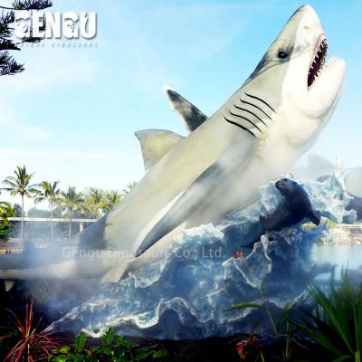 China Realistic 3D Steel Whale Animatronic Mechanical Model for sale