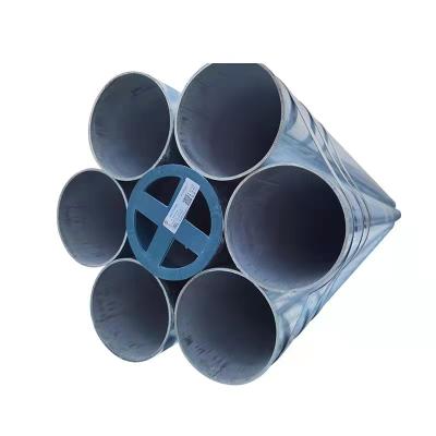 China Galvanized round pipe liquid pipe supply 168.3 mm standard hot dip galvanized round steel pipe for sale