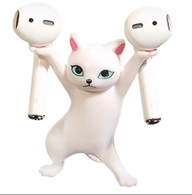 China Stand for Cat Headphone Stand Headset Earphone Dance Earphone Holder for AirPods 1&2 and pro for sale