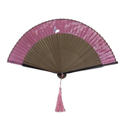 China Top Selling Natural Handmade Printed Logo Custom Printed Folding Hand Fans Bamboo Hand Fan for sale