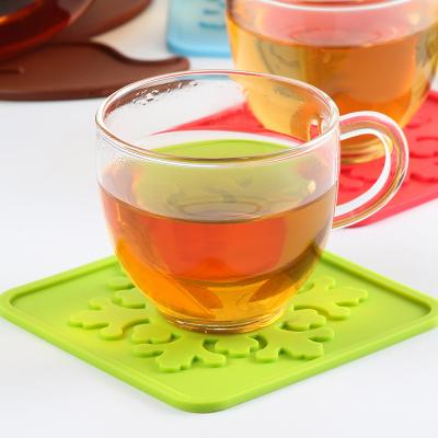 China Wholesale Colorful Silicone Cup Coasters for sale