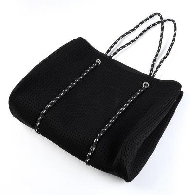 China Factory Direct High Quality Tote Bags Eco - Friendly Reusable For Women Black Tote Bag for sale