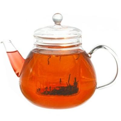 China Sustainable Kitchenware Wholesale Heat Resistant Teapot Glass Teapot With Infuser for sale