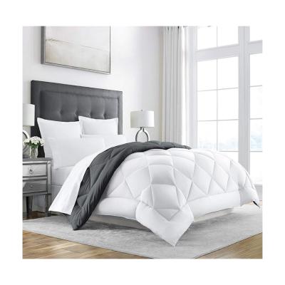 China Hotel Collection Quilted Comforter Solid Comforter Soft Breathable Season Washable for sale