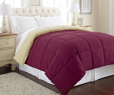 China All-Season Washable Soft Breathable Reversible Down Quilted Comforter Two Alternative Colors for sale