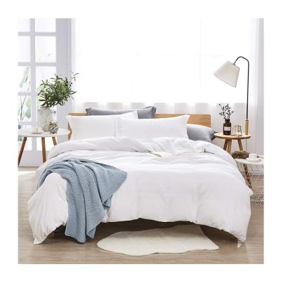 China CLASSIC White 100%Polyester Hotel Comforter Duvet Cover Set for sale