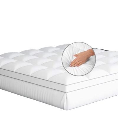 China Topper Quilted Fitted Mattress Protector Waterproof Cotton Cooling Top for sale