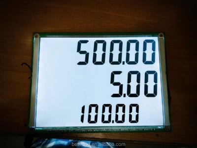 China Custom Segment LCD Display 156.0*118.0 / 123.0*1.1mm for sale