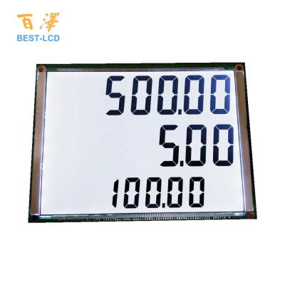 China Customized 776 Gas Pump Display Segment LCD Display Fuel Dispenser Lcd For Fuel Dispenser 137.8*132.5*2.9mm for sale