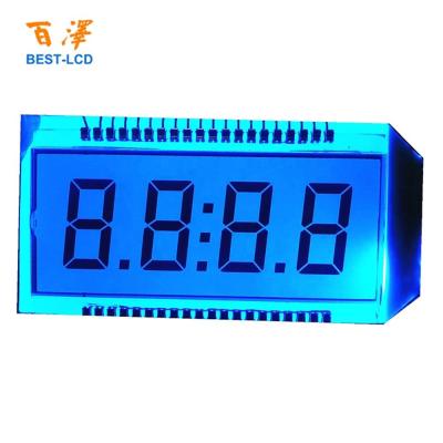 China The fuel dispenser/machine/gas station/petrol pump etc. Customized Mono Digits 40pin 4 Segment 7 Segment Lcd Display For Gas Machine Gasoline Pump Fuel Dispenser for sale