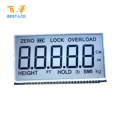 China RoHS TN Segment Electronic Custom Screen TN/HTN/STN/FSTN VA Monochrome Ladder LCD Display for sale