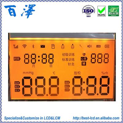 China Custom LCD Screen HTN/STN/FSTN LCD Display Panel 74.0*38.0*34.0/1.10mm for sale