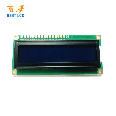 China New manufacture 80*36*13mm character 16x2 lcd display module COB hot selling 1602 lcd module for sale