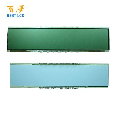 China 8 Segment Digits 7 Monochromatic LCD Display For Fuel Dispenser Gas Station Oil Machine / Gasoline Pump 218.50*47.60/55.20*1.1mm for sale