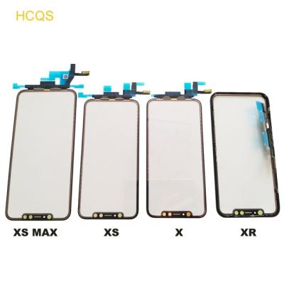 China With OCA Installed Glass 2Pcs/lot Good For iPhone Touch Screen With Flex Cable 11Pro 11 XS XR Max X Display Panel Replace Mobile Phone Repair Parts for sale