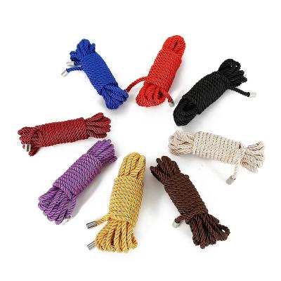 China Sex Toy Bondage 5M Rope For Couples SM Bondage Adult Role Play Games Bdsm Erotic Fetish Restraints Nylon Ropes for sale