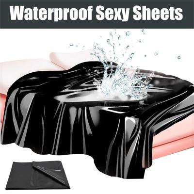 China Waterproof BDSM Sex Waterproof Adult Sheets For Sex Game Waterproof Bedspread Couples Flirt Wetlook Bondage Game Wet Sex Tool for sale