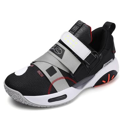 China Cushioning Retro breathable black hot selling men's and women's running fashion sneakers senior high top professional basketball shoes for sale