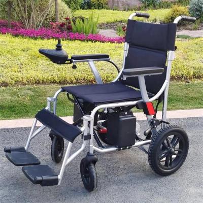 China New foldable electric wheelchair aluminum lightweight power wheel chair electric wheelchair for sale