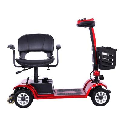 China Factory hot selling Elderly Electric 4 Wheel Disabled Foldable Mobility Scooters with adjustable seat for sale